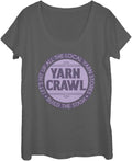 Fifth Sun Yarn Crawl Women's Short Sleeve Tee Shirt