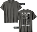 Be Lion Not A Sheep Ar15 2Nd Amendment Pro Gun Back