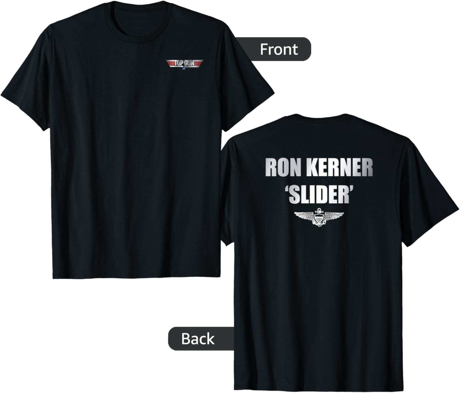 Top Gun Ron Kerner Slider Front Back