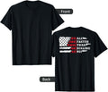 All Faster Than Dialing 911 American Flag Gun Lover Back T Shirt