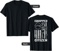 Equipped Citizen Pro Guns 2Nd Amendment Ar15 Gun On Back
