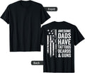 Awesome Dads Have Tattoos Beards Guns Fathers Day Back