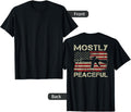 Mostly Peaceful 2Nd Amendment Pro Guns Ar15 Usa On Back