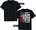 Liberty Over Tyranny Patriotic American Flag Gun Rights Women Men