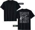 Disabled But Deadly Pro Gun 2A Pistol 9Mm 45 On Back