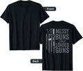 Messy Buns Loaded Guns Womens Funny Pro Gun On Back