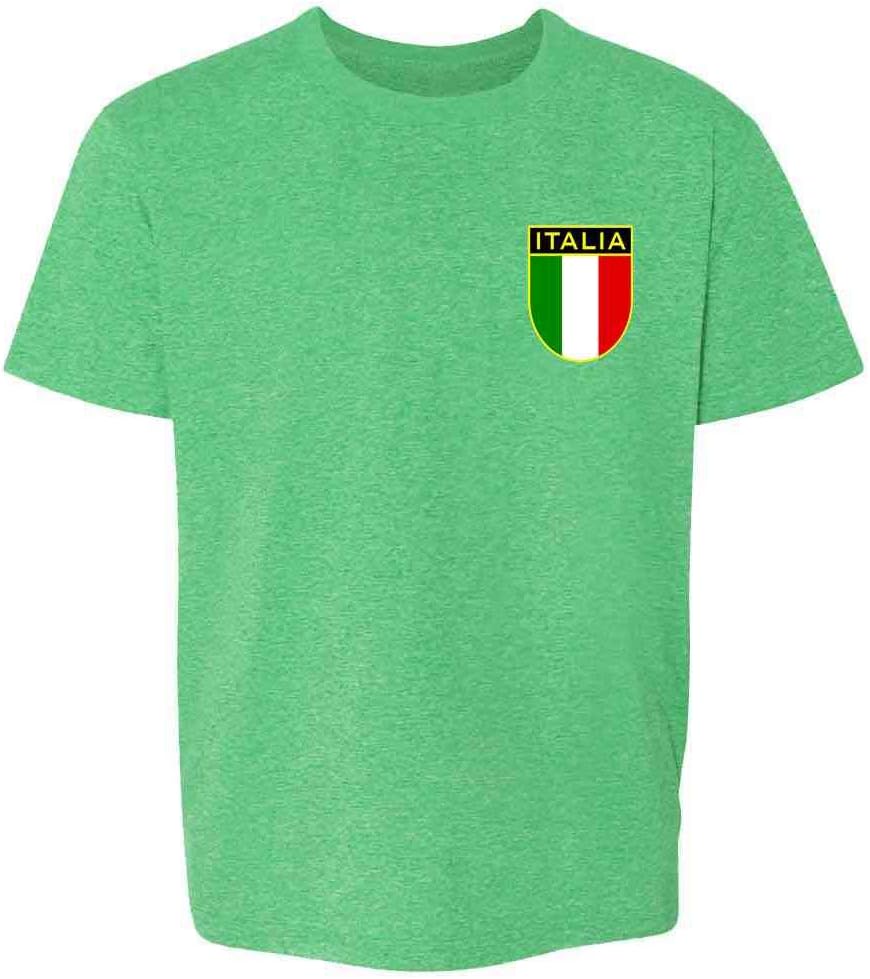 Pop Threads Italy Soccer Retro National Team Youth Kids Girl Boy