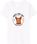 Dogs are My Happy Place Pet Lover Quote Premium