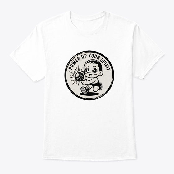 Power Up Your Spirit | Anime Graphic T-Shirt for Men Women