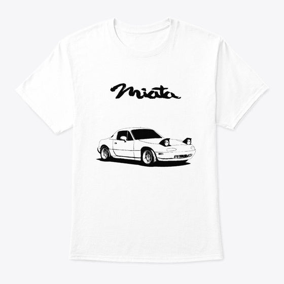 Mazda Miata Mx-5 Black And White Design