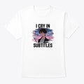 I Cry In Subtitles - Boy | Anime Graphic T-Shirt for Men Women
