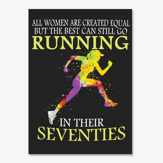 Equal Runner Seventies Women - Sticker | Premium Unisex T-Shirt, Trending Graphic Tee