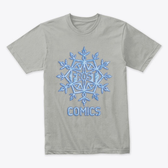 Frost Comics Stamp Logo Premium Tee | Anime Graphic T-Shirt for Men Women