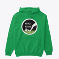 No Punt Intended Hoodie Green | Premium Unisex T-Shirt, Trending Graphic Tee