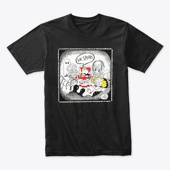 Sir Spooks Movie Night | Premium Unisex T-Shirt, Trending Graphic Tee