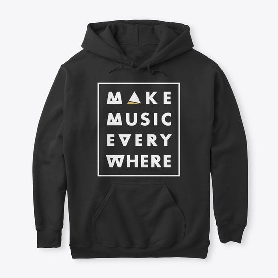 Make Music Hoodie - Black
