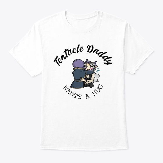 Tentacle Daddy T-Shirt in White