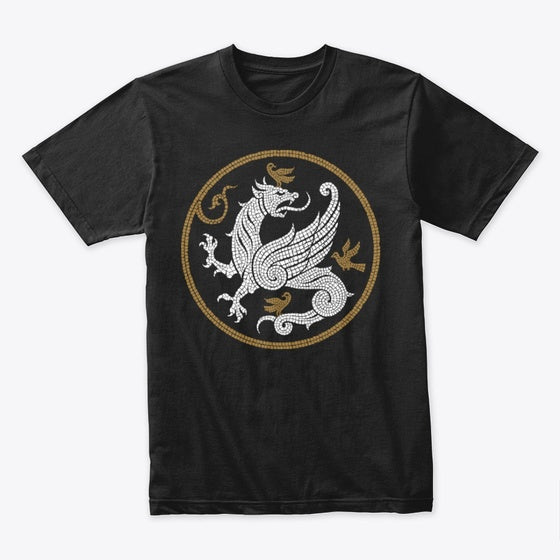 White And Gold Dragon Logo