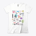 Francophile Scene | Premium Unisex T-Shirt, Trending Graphic Tee