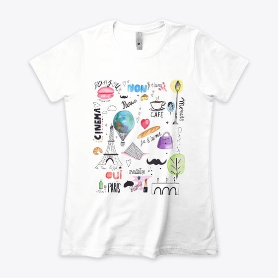 Francophile Scene | Premium Unisex T-Shirt, Trending Graphic Tee