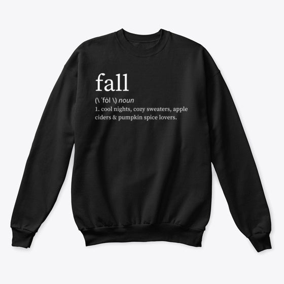 Fall Definition Pumpkin Spice Lovers