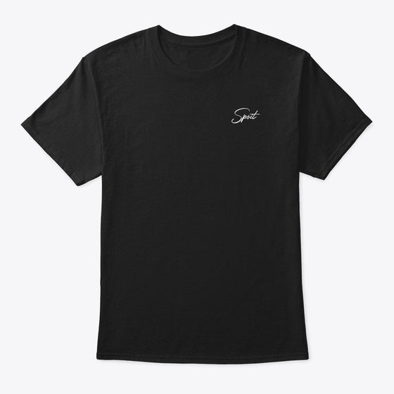 Spoit - Black Signature Tee | Premium Unisex T-Shirt, Trending Graphic Tee