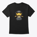 Emoji Motorcycle | Premium Unisex T-Shirt, Trending Graphic Tee