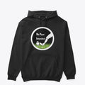 No Punt Intended Hoodie Black | Premium Unisex T-Shirt, Trending Graphic Tee