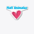 Matt Animatez heart hoodie | Anime Graphic T-Shirt for Men Women