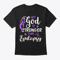 My God Is Stronger Epilepsy Awareness | Premium Unisex T-Shirt, Trending Graphic Tee