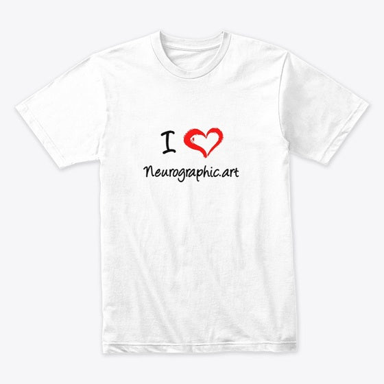 I Love Neurographic art | Anime Graphic T-Shirt for Men Women