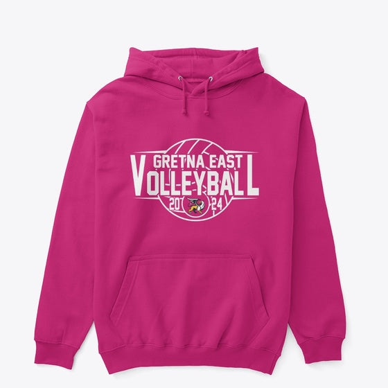 VolleyBall on Pink | Premium Unisex T-Shirt, Trending Graphic Tee