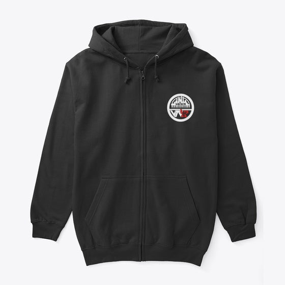 VTVR Zipped Hoodie | Premium Unisex T-Shirt, Trending Graphic Tee
