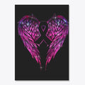 Breast Cancer Wings Bling Shiny