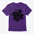 Team Missi T-Shirt Black On Purple