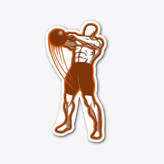 Kettlebell Swing Sticker | Premium Unisex T-Shirt, Trending Graphic Tee