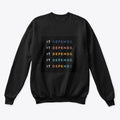 It Depends Crewneck Black