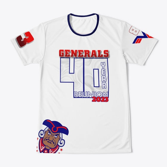 40 year Reunion Jersey - white | Premium Unisex T-Shirt, Trending Graphic Tee
