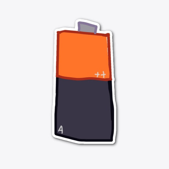 Battery Sticker | Premium Unisex T-Shirt, Trending Graphic Tee