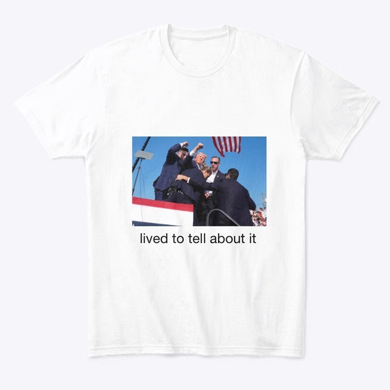 lived to tell about it | Anime Graphic T-Shirt for Men Women