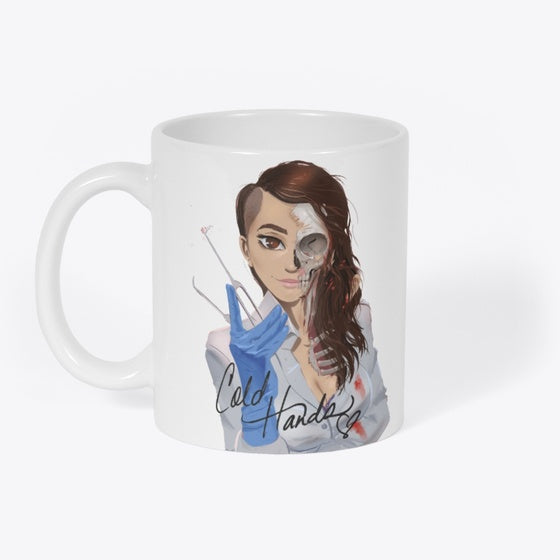 Embalmstress Coffee Mug cold hands | Anime Graphic T-Shirt for Men Women