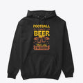 Football And Beer That's Why I'm Here | Premium Unisex T-Shirt, Trending Graphic Tee
