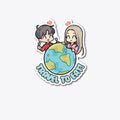 Travel to eat stickers