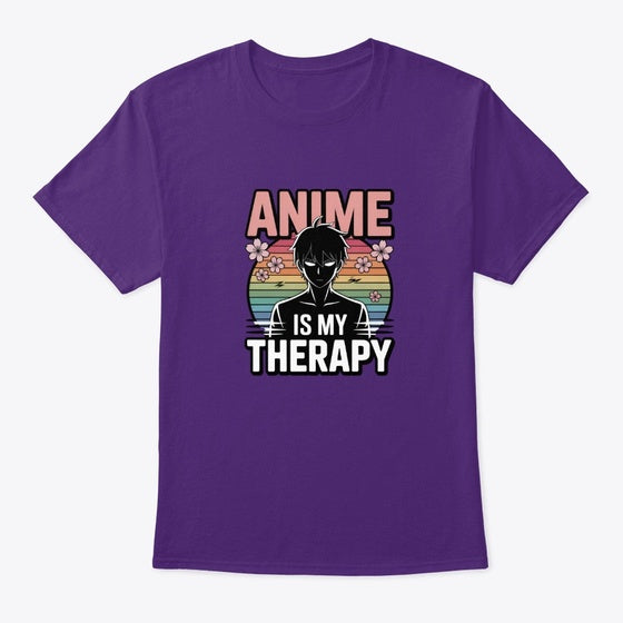 Anime Is My Therapy - Boy | Anime Graphic T-Shirt for Men Women