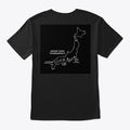 SUMO Basho Locations Black | Premium Unisex T-Shirt, Trending Graphic Tee