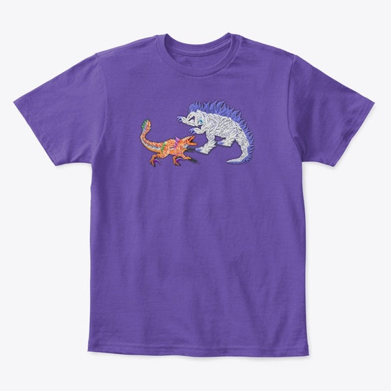 Hybrid Dominion saurus vs Simominus Rex | Premium Unisex T-Shirt, Trending Graphic Tee