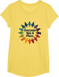 Everyone Has A Place Inclusion Rainbow Unity Circle