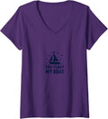Womens Float My Boat Nautical Love Sailing V