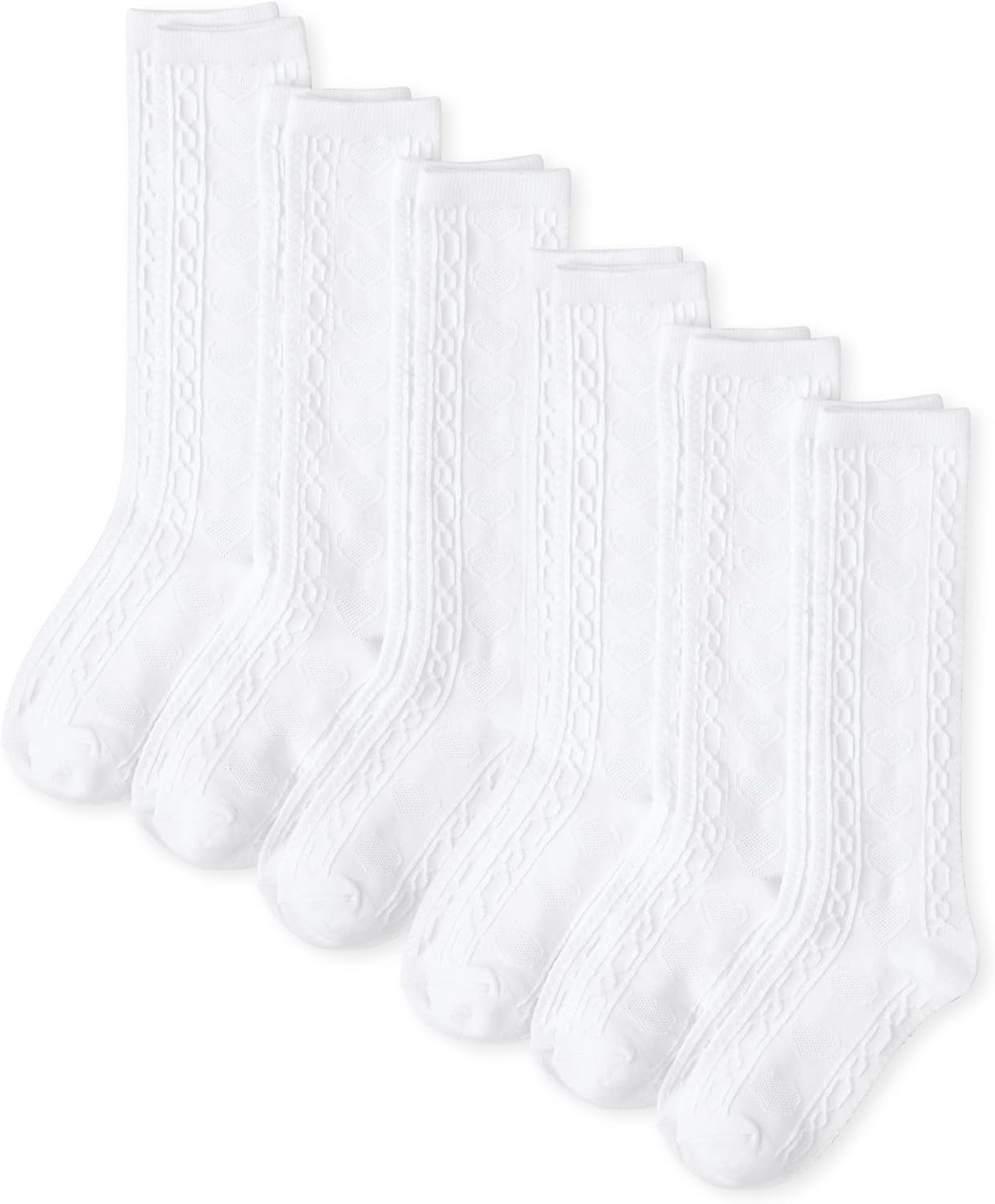 The Children's Place Girls' Knee Socks Variety Pack