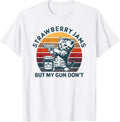 Strawberry Jams But My Gun Dont Funny Cat Men Women